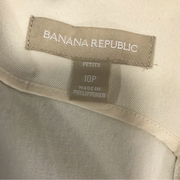 Banana Republic 4 Black Cream/ Ivory Sleeveless Stretch Sheath Dress - Picture 5 of 7